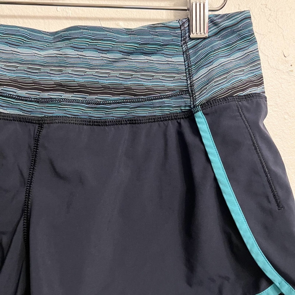 Lululemon Speed Up Shorts Navy Blue Running Gym Active 4 - Picture 2 of 5